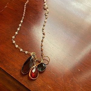 ANTHROPOLOGIE long beaded necklace